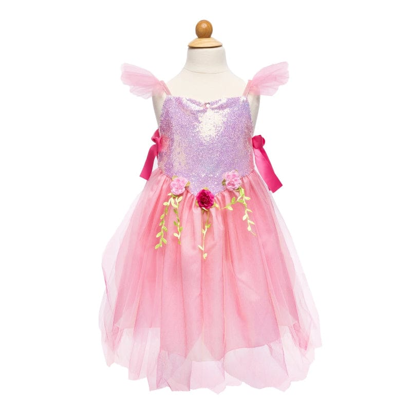 Great Pretenders Dress Up Outfits Sequins Forest Fairy Tunic - Pink (Size 5-6 yrs)