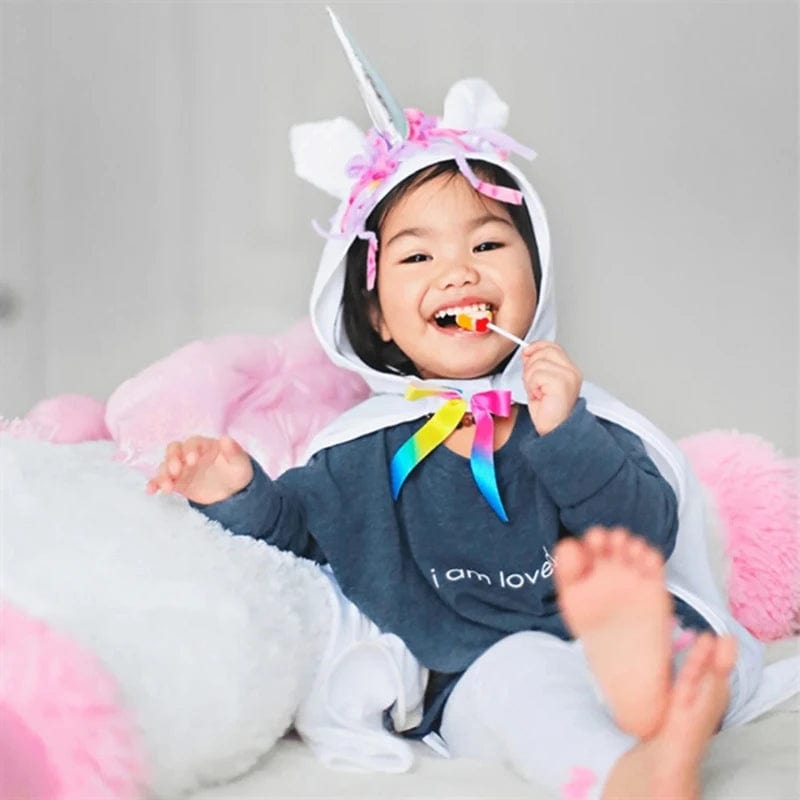 Great Pretenders Dress Up Outfits Unicorn Cape - White (Size 1-3 yrs)