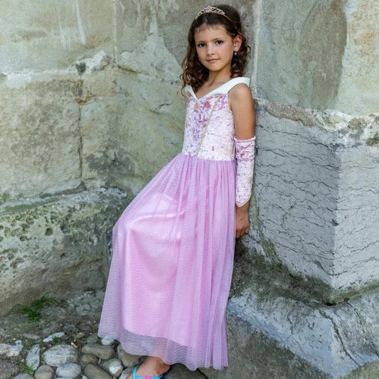 Great Pretenders Dress Up Outfits Velvety Soft Sleeping Sweetheart Princess Gown (Size 3-4 yrs)