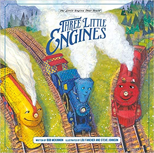 Grosset & Dunlap Hardcover Books Three Little Engines