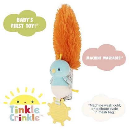 Gund Infant Sensory Toys Tinkle Crinkle Play Together Birdie