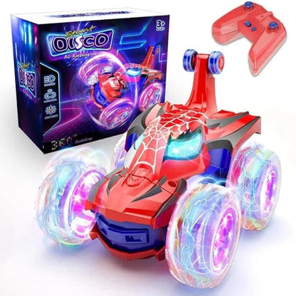 H&J Remote Controlled Vehicles Stunt RC Rotating Car - Red