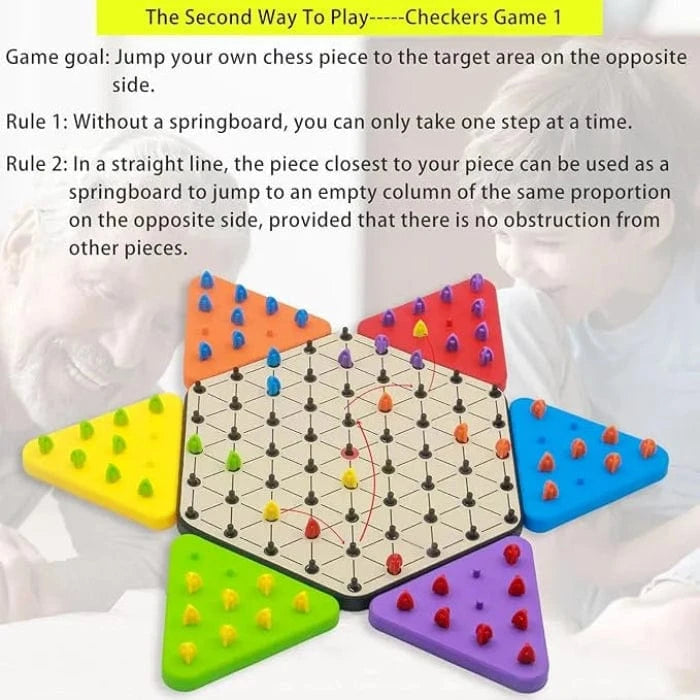 H&J Strategy Games Chain Geometry 3 in 1 Game