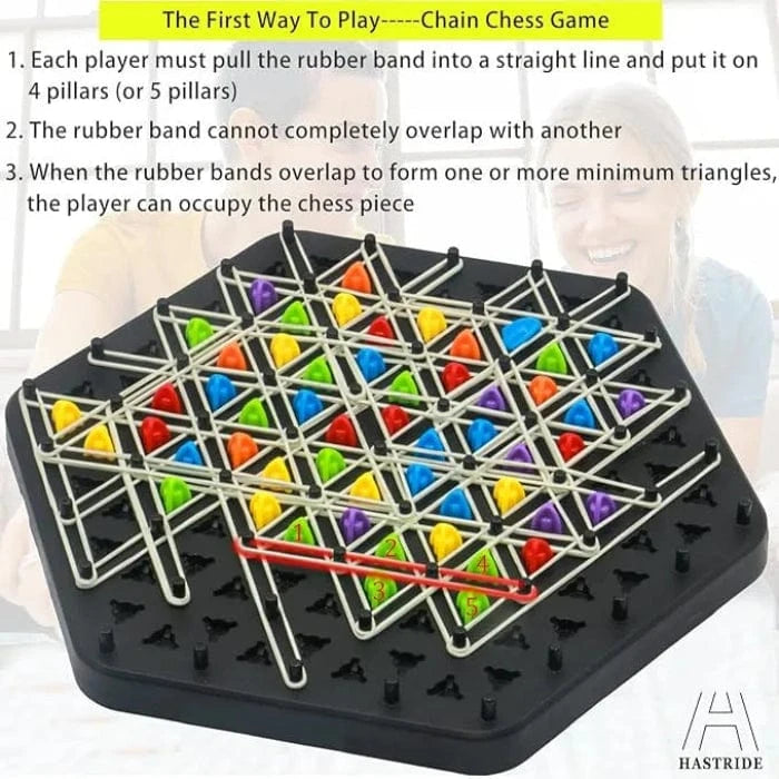 H&J Strategy Games Chain Geometry 3 in 1 Game