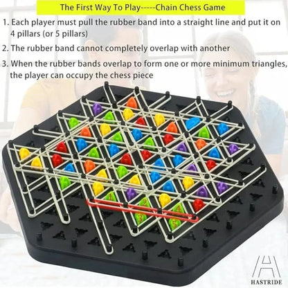 H&J Strategy Games Chain Geometry 3 in 1 Game