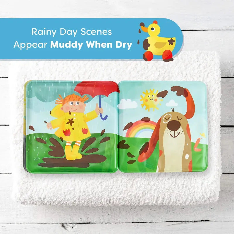Haba Bath Toys Default Magic Muddy Day Color Changing Bath Book