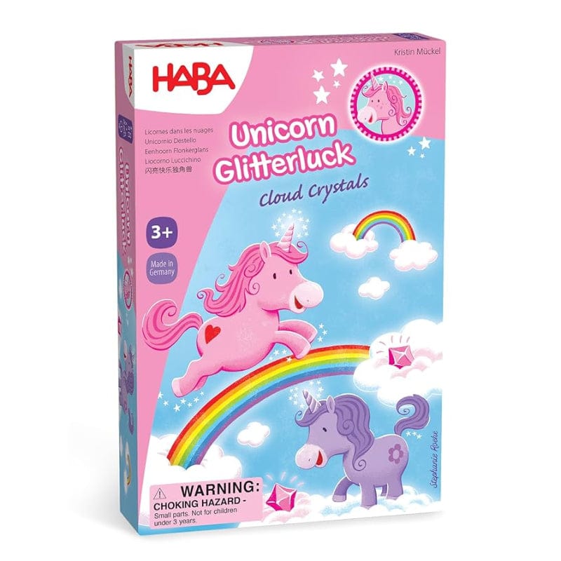 Haba Board Games Unicorn Glitterluck Cloud Crystals