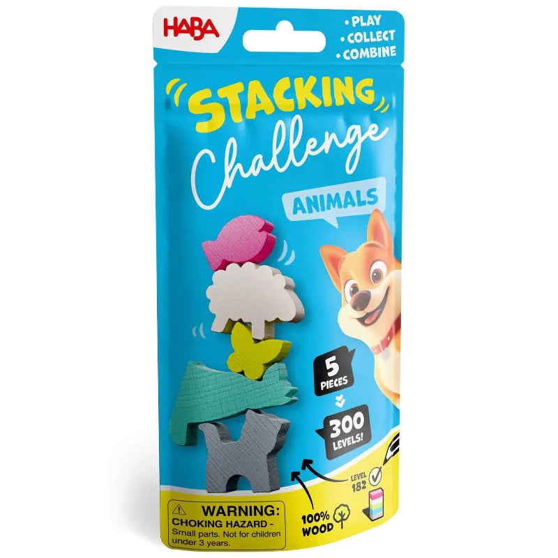 Haba Brain Teaser Games Stacking Challenge Animals