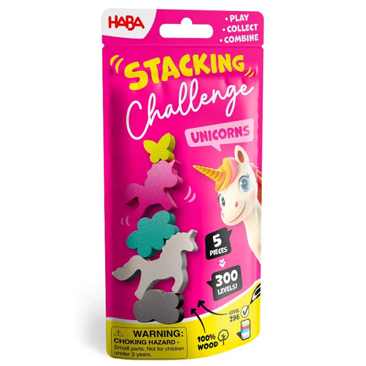 Haba Brain Teaser Games Stacking Challenge Unicorns
