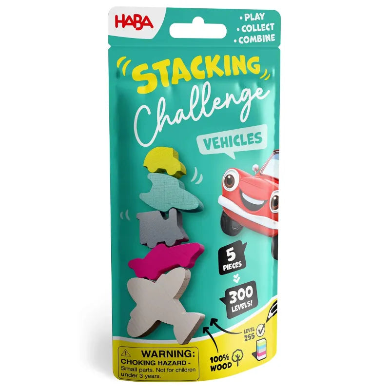 Haba Brain Teaser Games Stacking Challenge Vehicles