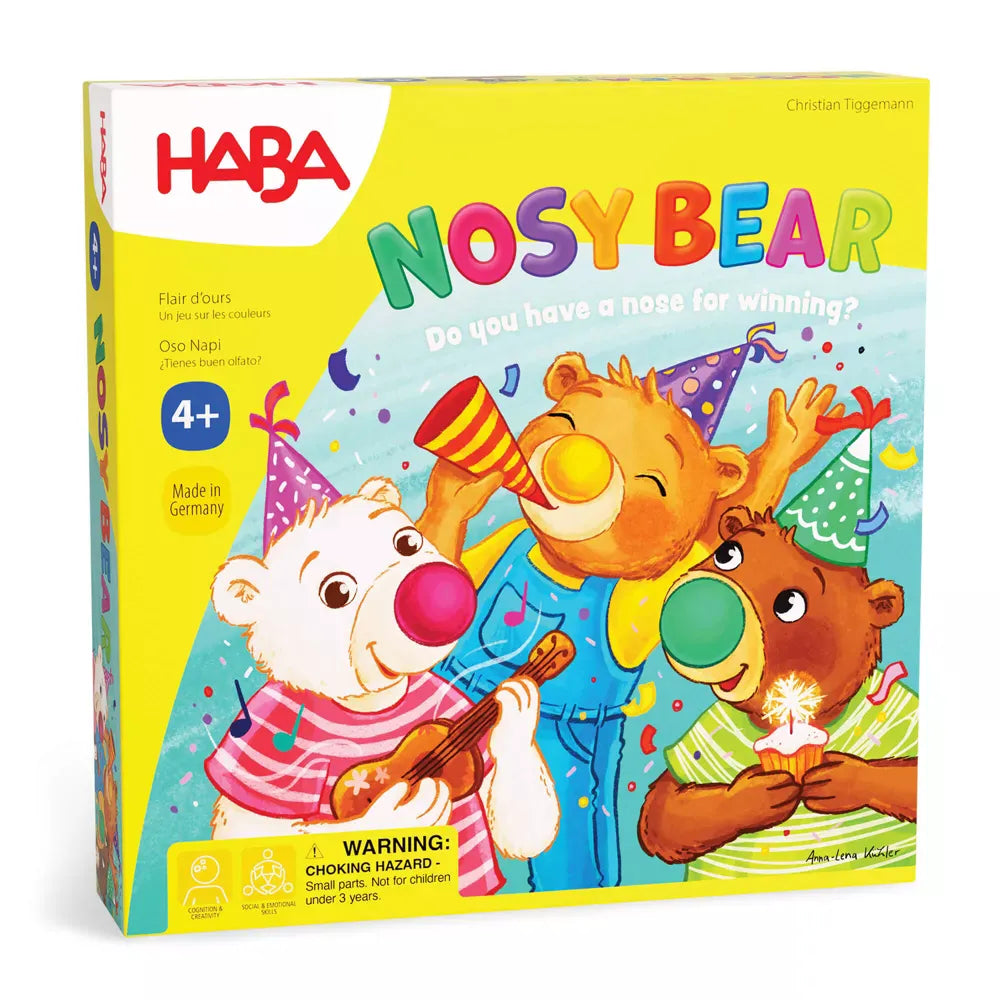 Haba Card Games Nosy Bear Game