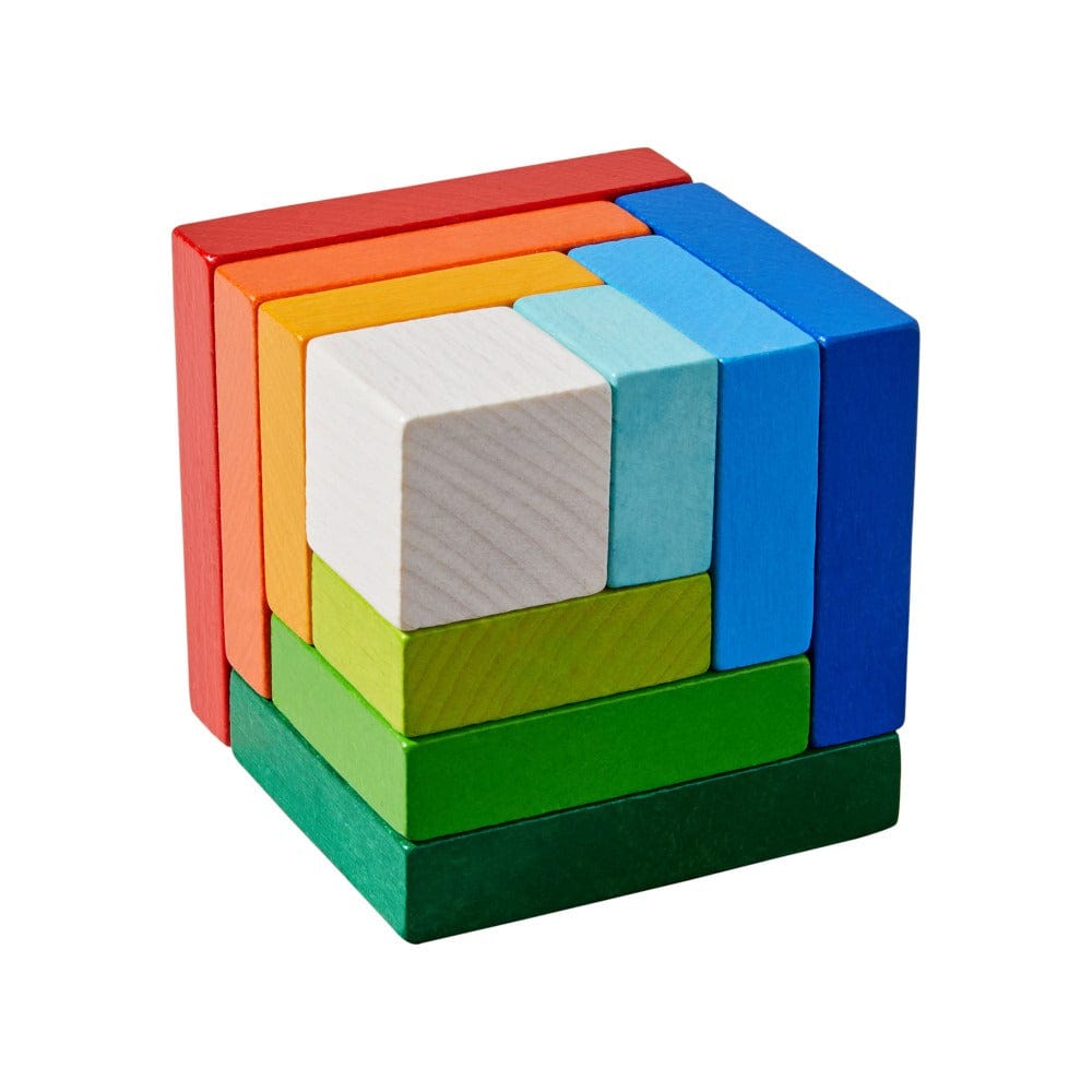 Haba Construction 3D Rainbow Cube Arranging Game