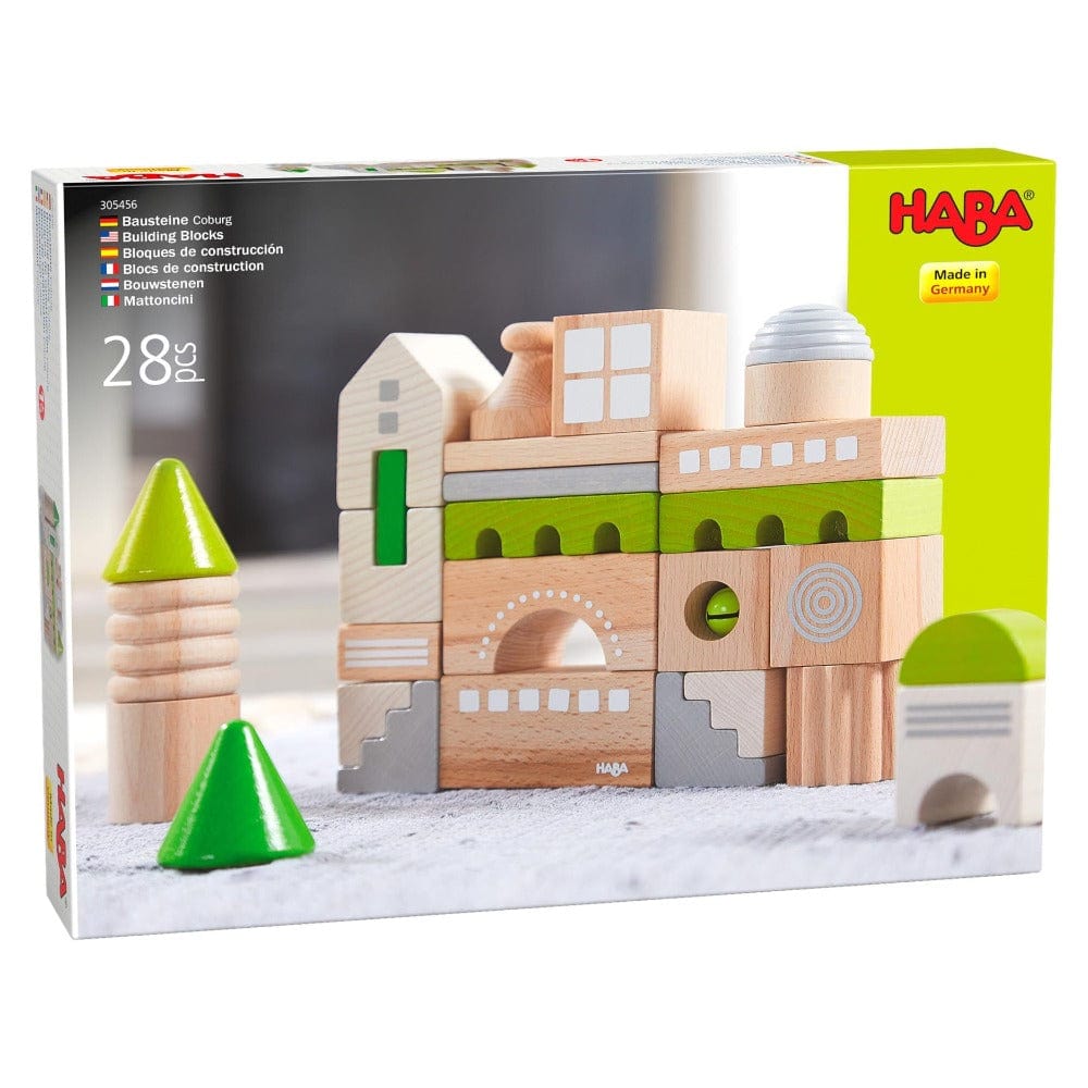 Haba Construction Coburg Building Blocks - 28 Piece Set