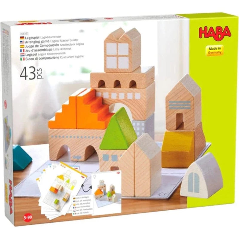 Haba Construction Logical Master Builder Blocks 43 Piece Set