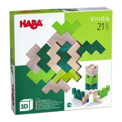 Haba Educational Play 3D Viridis Wooden Blocks