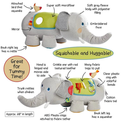 Haba Infant Sensory Toys Discovery Elephant Pillow