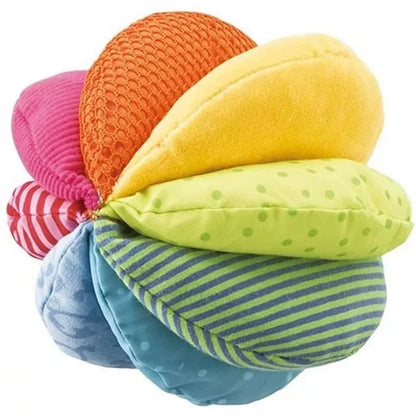 Haba Infant Sensory Toys Rainbow Fabric Baby Ball