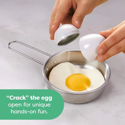 Haba Pretend Food & Cooking Toys Fried Egg & Pan Play Set