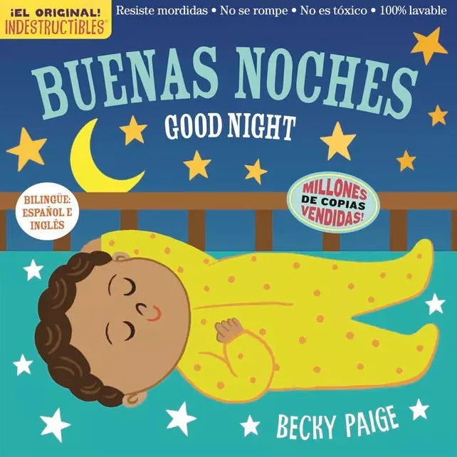 Hachette Bilingual Books Indestructibles: Buenas Noches / Good Night Book