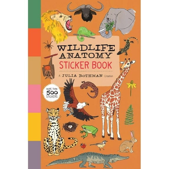 Hachette Sticker Books Default Wildlife Anatomy Sticker Book