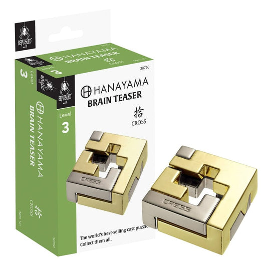Hanayama Brain Teaser Games Cross - Hanayama Level 3