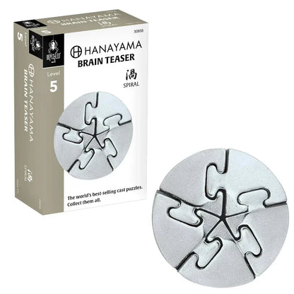 Hanayama Brain Teaser Games Spiral - Hanayama Level 5
