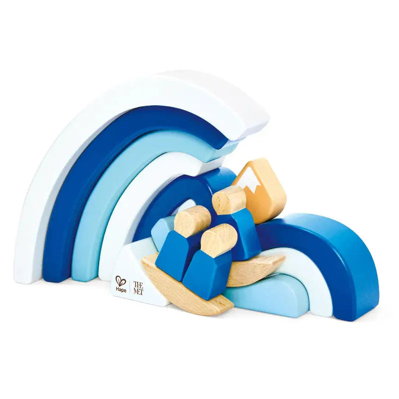 Hape Block Sets Hokusai Great Wave Blocks Set (The Met)
