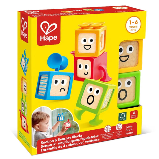 Hape Block Sets Suction Sensory Blocks