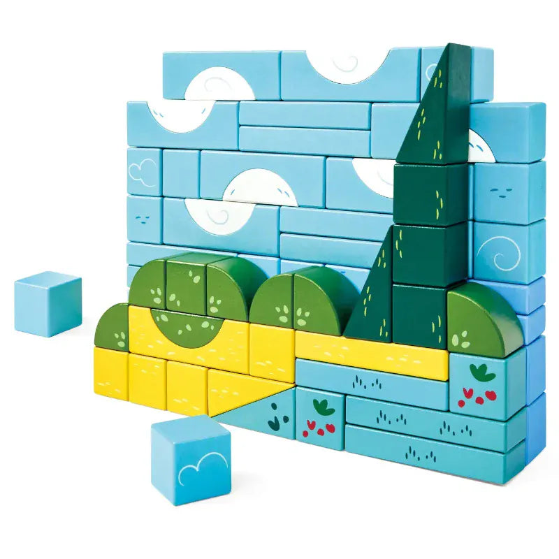 Hape Block Sets Van Gogh Building Block Set (The Met)