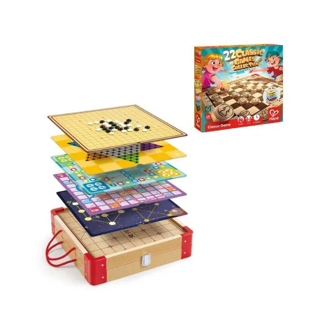 Hape Board Games 22 Classic Games Collection