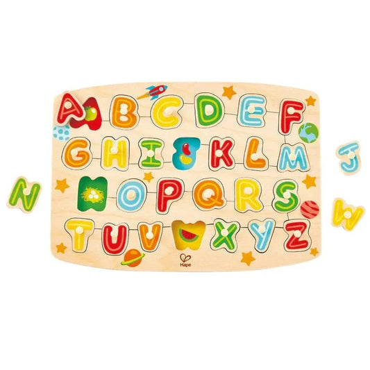 Hape Chunky Puzzles Alphabet Peg Puzzle