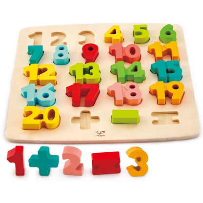 Hape Chunky Puzzles Chunky Number Math Puzzle