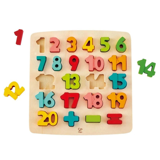 Hape Chunky Puzzles Chunky Number Math Puzzle