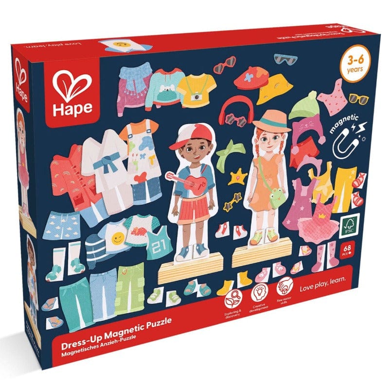 Hape Doll Playsets Default Dress Up Magnetic Puzzle