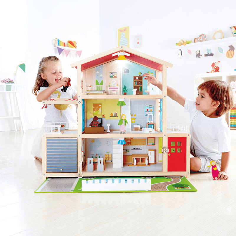 Hape Doll Playsets Doll Family Mansion