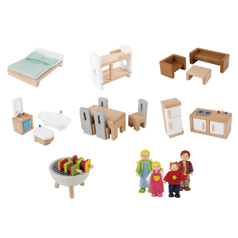 Hape Doll Playsets Doll Family Mansion