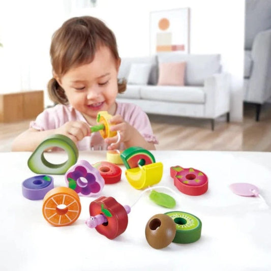 Hape Educational Play Caterpillar Fruit Feast Set