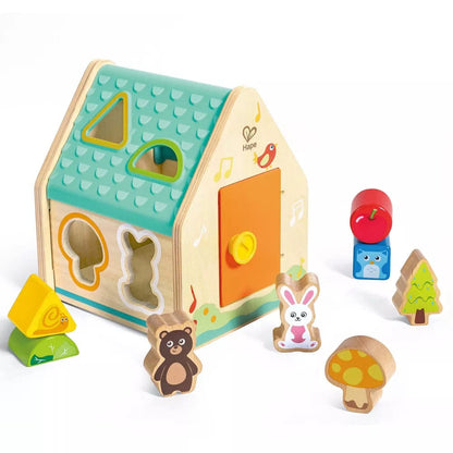 Hape Educational Play Default Critter House Shape Sorter