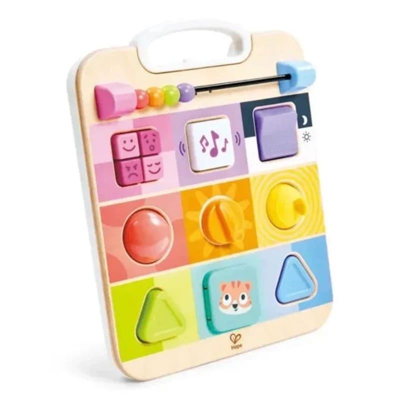 Hape Infant Sensory Toys Explore & Learn Sensory Play Board