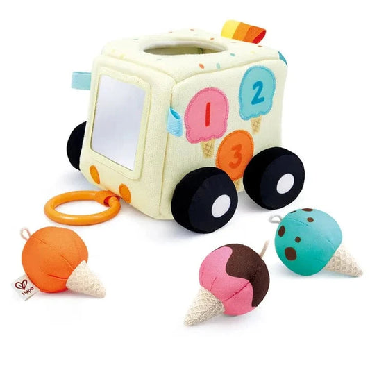 Hape Infant Sensory Toys Ice Cream Activity Cube