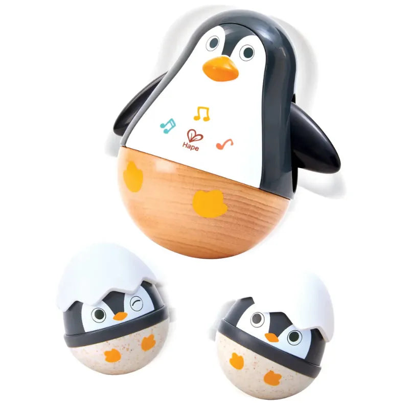 Hape Infant Wobbling Penguin Family