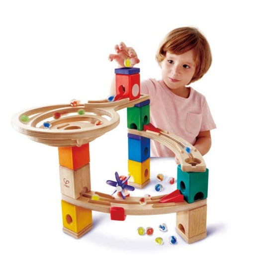 Hape Marble Runs Quadrilla: Race to the Finish Marble Run