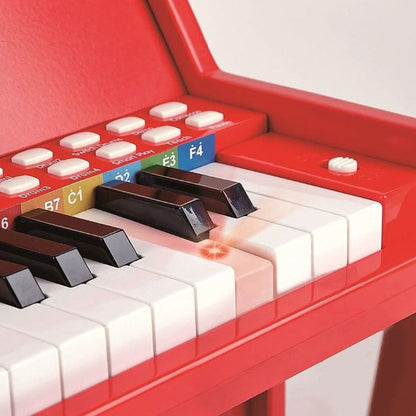 Hape Music Learn with Lights Red Piano