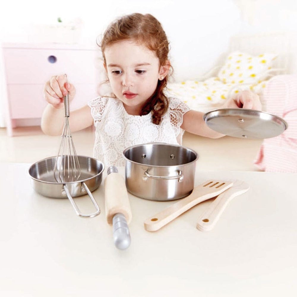 Hape Pretend Food & Cooking Toys Chef's Cooking Set