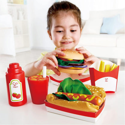 Hape Pretend Food & Cooking Toys Default Fast Food Set