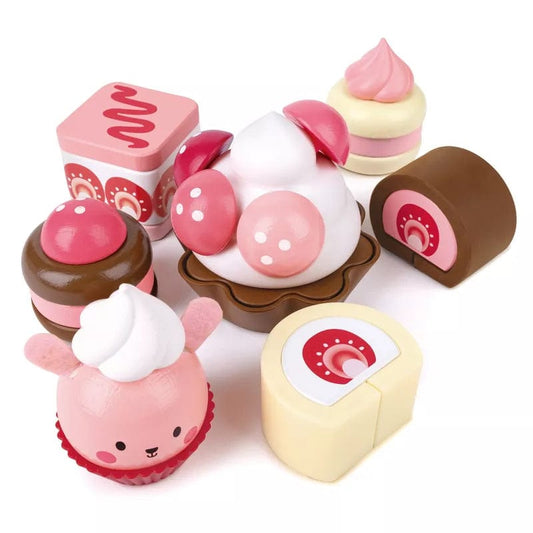 Hape Pretend Food & Cooking Toys Default Strawberry Dessert Set