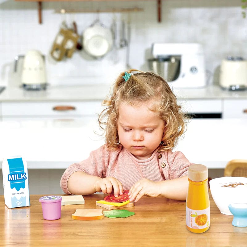 Hape Pretend Food & Cooking Toys Delicious Breakfast Playset