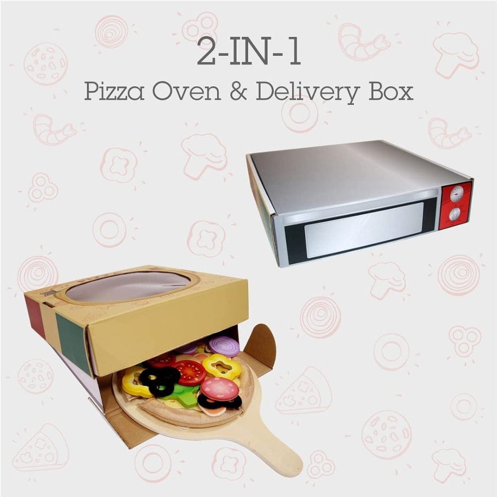 Hape Pretend Food & Cooking Toys Perfect Pizza Playset