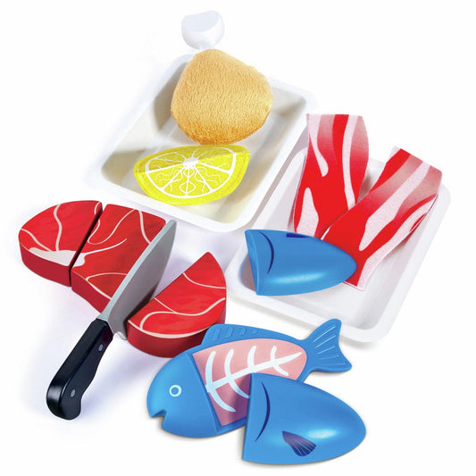 Hape Pretend Food & Cooking Toys Tasty Proteins