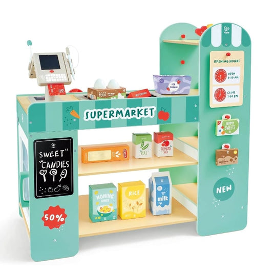 Hape Pretend Play Smart & Wooden Supermarket